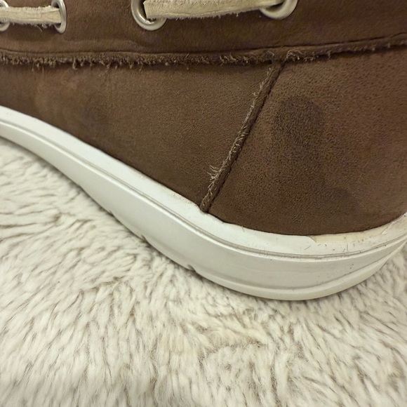 Allen Edmonds Ely Boat Shoes Men’s 8.5 Brown Leather Slip-On Loafers Casual